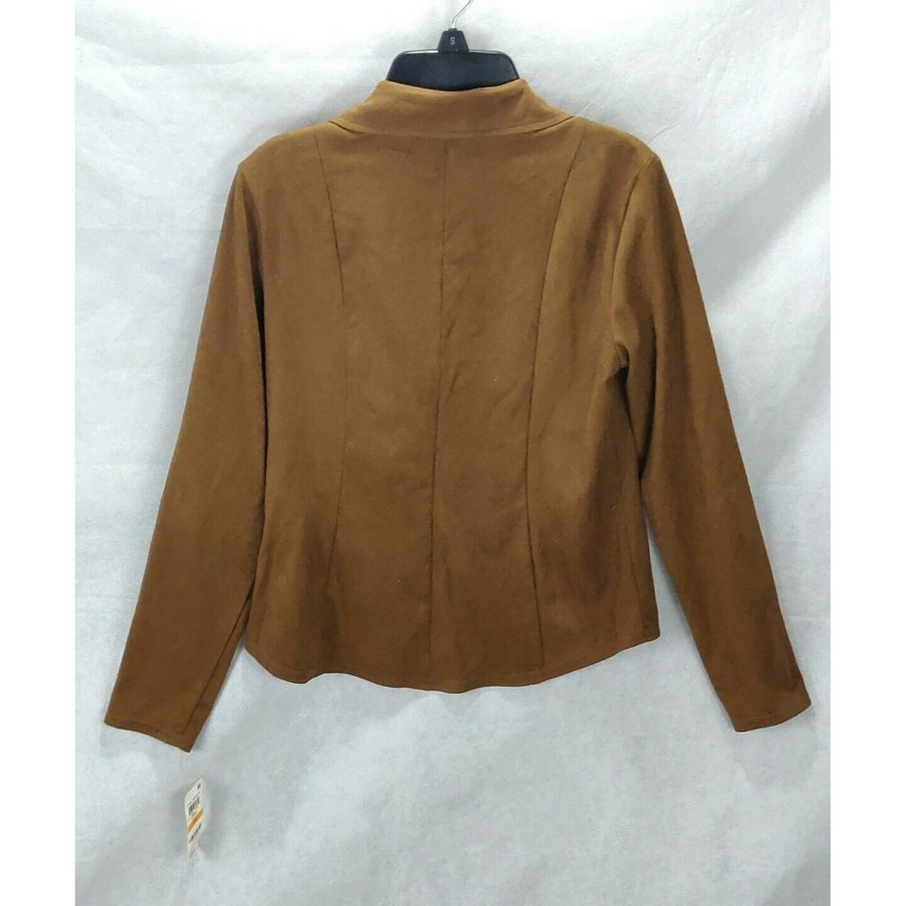 Style & Co Womens Moto Jacket Petite Small PS - Picture 4 of 12